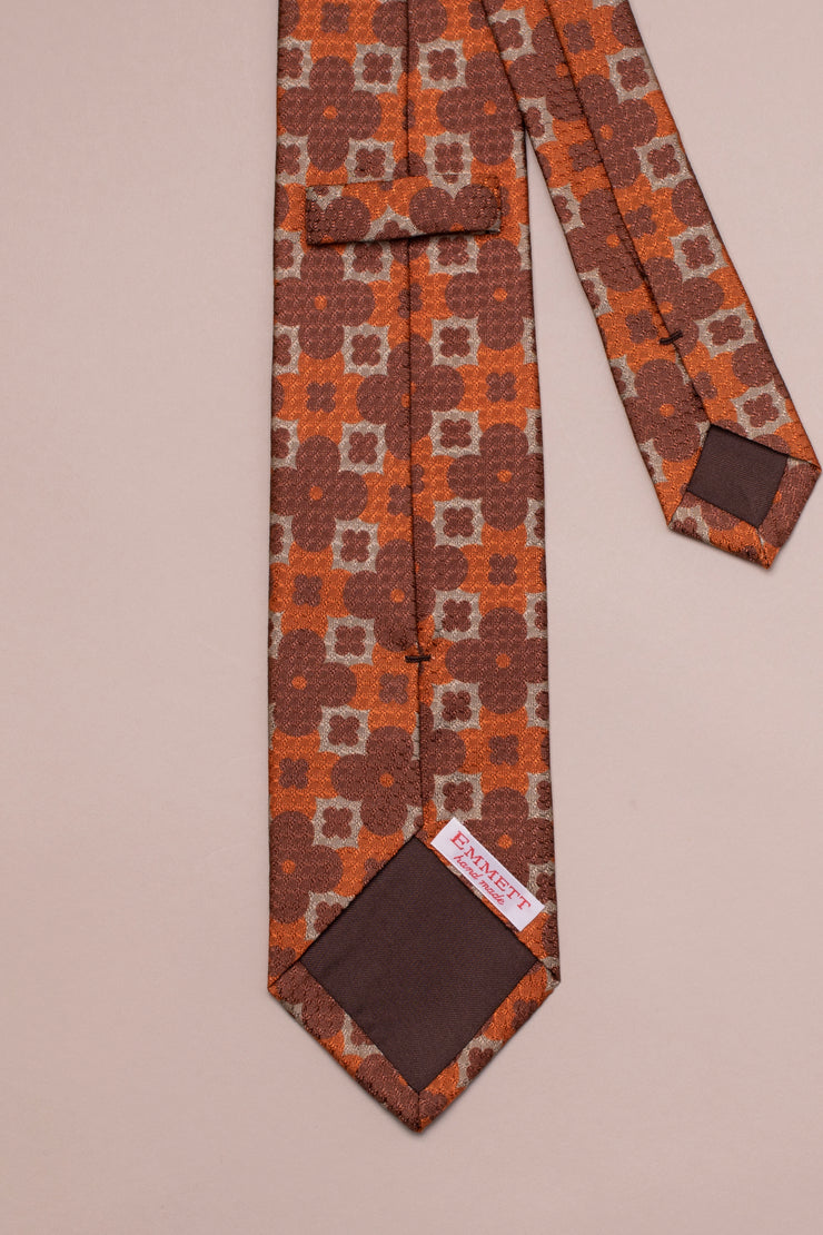 Orange 70s Tie